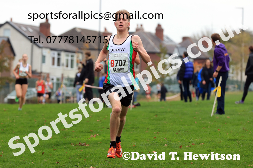 Mens Under-17s relay, 2025 Northern Cross Country Relays, Graves Park, Sheffield. Photo: David T. Hewitson/Sports for All Pics